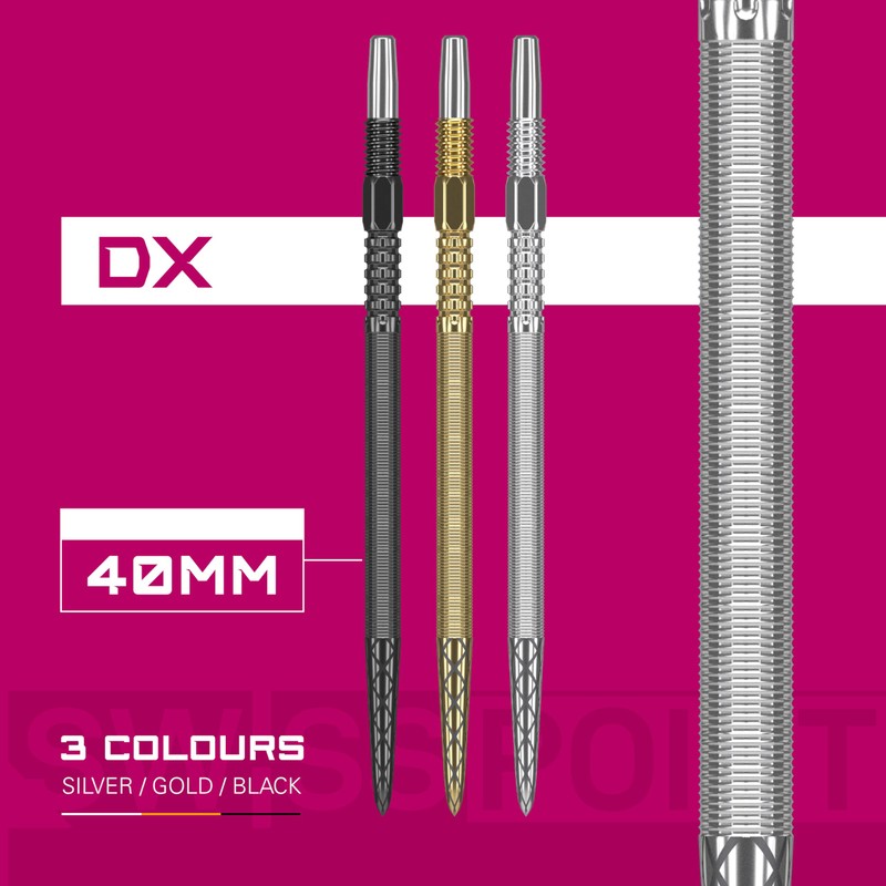 Target Darts Swiss Point DX Dart Points (3 Pack Set