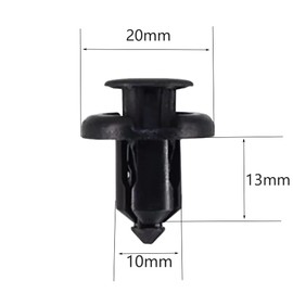 200 Pcs Fastener Rivets Clips 91503-SZ3-003 for Honda Acura Accord Civic Fits Bumper and Fender Body Retainer Clips 91503SZ3003