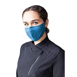 Noel Asmar Modern Cloth Face Mask, Ink Blue, Reusable and Washable Lightweight Breathable Fabric (10)