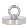 High Power Fishing Magnet NdFeB Stainless Steel Silver Neodymium Fishing