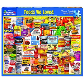 White Mountain Puzzles Foods We Loved - 1000 Piece Jigsaw Puzzle