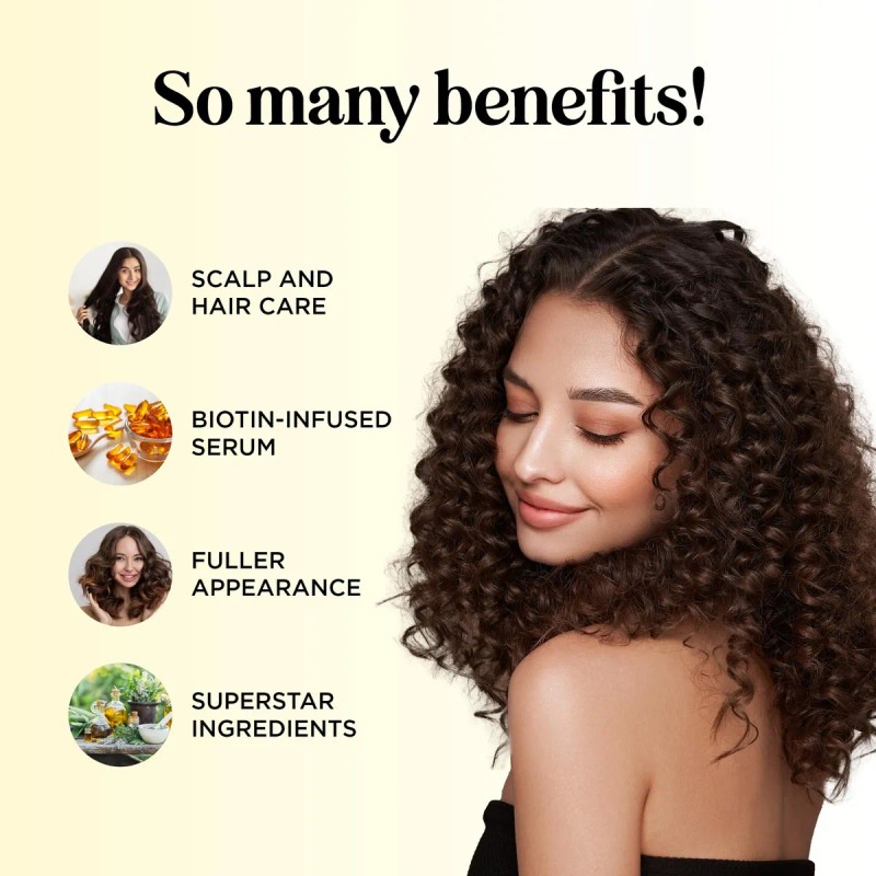 Advanced Biotin Hair Growth Serum - Suero Engrosador Del Ca