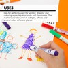 BAZIC Products Washable Markers Broad Line 8 Color Jumbo Size