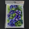 Rhode Island Violets in Watercolor Greeting Cards and Envelopes Pack
