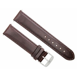 Ewatchparts 22mm Smooth Leather Band Strap Compatible With 42mm Montblanc 4810 Automatic Watch Dark Brown