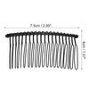 VOCOSTE Anti-Slip Hairside Comb Axserie Metal Black Hair Side Comb