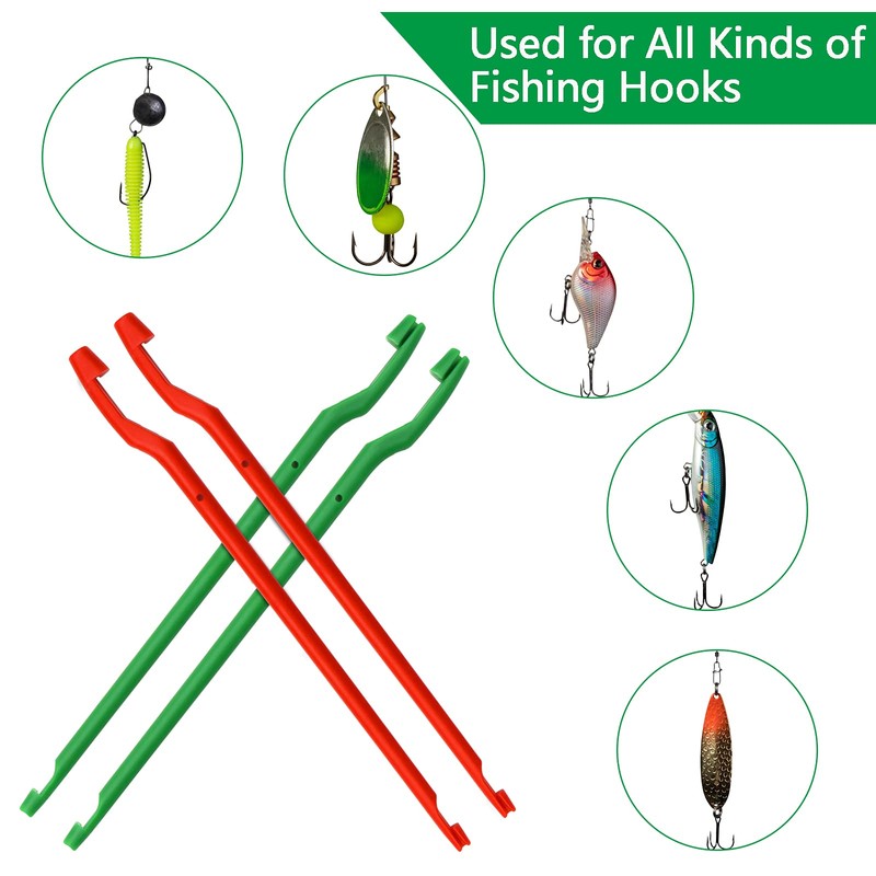 BB Hapeayou Easy Fish Hook Remover Tool 10pcs Fishing Disgorger