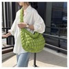 Quilted Tote Bag Large Capacity Satchel Handbag Puffer Lightweight Padding