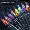 Elotraf Cat Eye Gel Nail Polish 9D Chameleon Holographic with