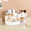 JIOUHM Makeup Cosmetic Organiser with Drawer, Countertop Cosmetic Organiser for