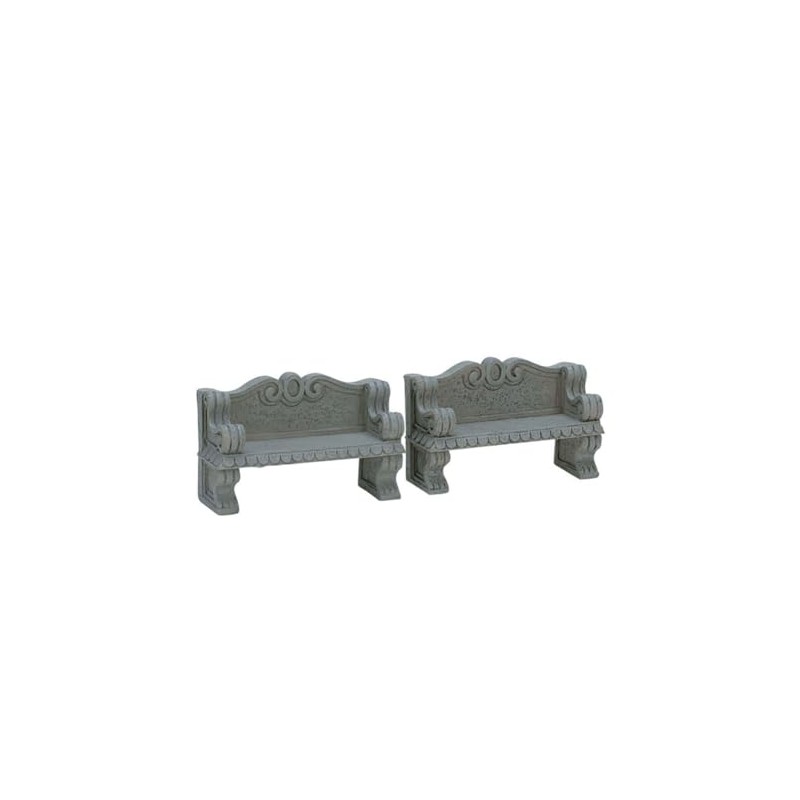 Lemax Stone Bench - Package of 2