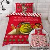 Character World Shrek Merry Single Duvet Cover and Pillowcase Set