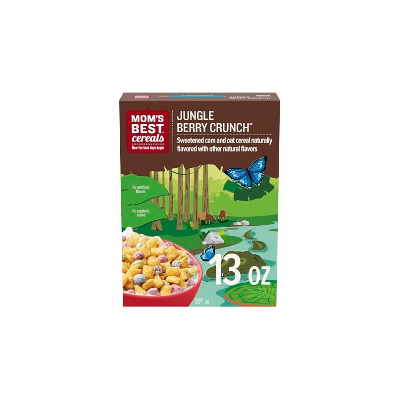 Mom's Best Jungle Berry Crunch, Kosher, 13 oz Box (Pack