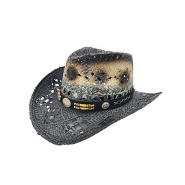 Unbranded Cowgirl Hat Straw Vintage Western Party Concert  Men Women's Cowboy Hat Boho