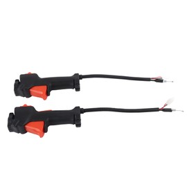 2 Pieces Handle Switch Throttle Holder Cable Assembly Fit Strimmer Handle Switch Trimmer Accessories for FS75 FS80 FS85 Trimmer Machine