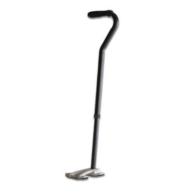Lifetime Products Lifetime Tru-Motion Walking Cane # 1011, Black with Silver Base, Black/Silver, 1011