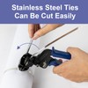 OFFO Metal Zip Ties Cutter for Stainless Steel Tie Wrap,Tensioning