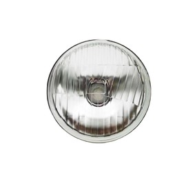 AatSol H4 High/Low H4 7 in Square 6052 Conversion Headlights Housing Crystal Headlight without Headlight-Bulb Included - H4 5 inches Round 4000, Transparent, Glass