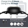 NBJU Rechargeable Anti Barking Collar with 5 Adjustable Sensitivity For