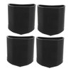 LALAFINA 4pcs Non Slip Ladder Feet Covers Durable Rubber Replacement