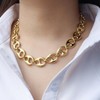 Waterproof 18K Gold Plated Stainless Steel Chunky Chain Big Pig