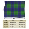 Clan Johnston Tartan Throw Blanket, Ultra Soft Flannel Blanket Warm