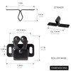 Keenkee 4 PCS Cabinet Latch Double Roller Catch Hardware for