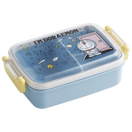 Skater RBF3ANAG-A Children's Antibacterial Lunch Box, Fluffy, 15.9 fl oz (450 ml), Doraemon, Space Sanpo, Made in Japan