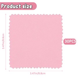 30-Pack Silver Cleaning Cloths – Jewelry Polishing Cloths for Gold, Silver, and Precious Metals, Tarnish Remover, Soft Reusable Cloth for Watches, Coins, Rings & Accessories