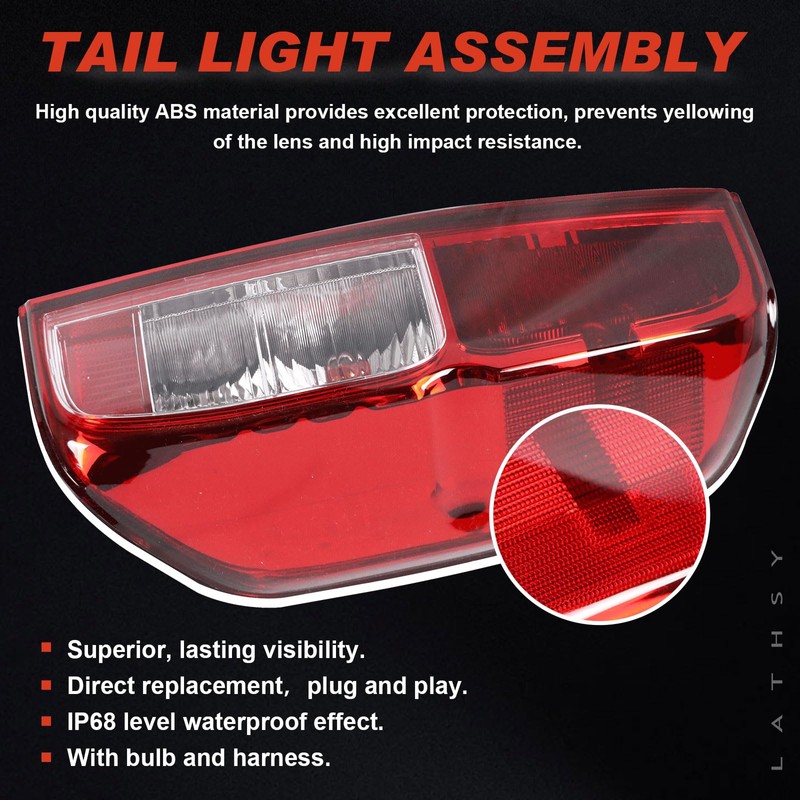 Tail Lights Compatible With 2005-2021 Nissan Frontier Models With Bulbs