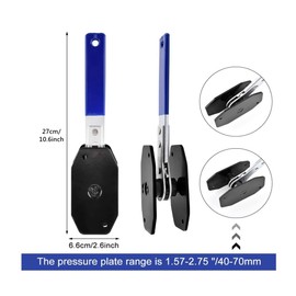 Brake Tools,Professional Brake Caliper Compression Tool,Caliper Piston Compressor Tool with 2 Heavy-Duty Caliper Hooks, 4-in-1 Universal 360° Ratcheting System for Car Disc Brake Repair