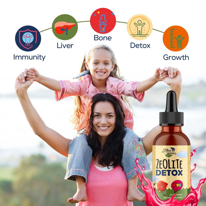 Atherionyxora Zeolite Detox for Kids - Detox Supplement, Gentle &