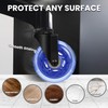 Office Chair Wheels for Carpet and Hardwood Floors Laminate Heavy
