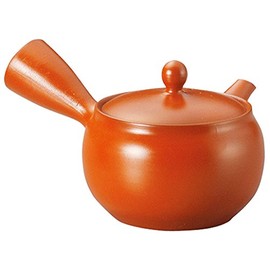 山下 Crafts 常滑 Burn Wealth 仙 Vermillion Mud Shallow Two A Solid Refreshing 急須 280cc 13038470