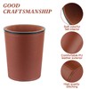 RERIVER Felt-Lined PU Leather Dice Cup Set, 6 Quiet Dice