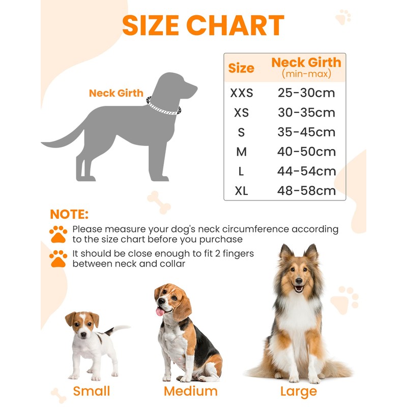 Kaka Mall Adjustable, Breathable, Reflective Nylon Dog Collar
