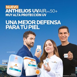 La Roche-Posay Anthelios UV AIR Serum Protector Solar SPF 50+ Tono Medio Natural, 50 ml