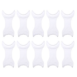 HEALIFTY 10Pcs Transparent Dental Oral Hook Double-headed Autoclavable Intraoral Mouth Cheek Lip Retractor Opener - Size Small