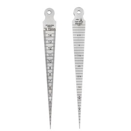 Taper Gage, Regla Metalica, Calibrador de Bujias, Calibre Cónico de 1-15 mm Calibrador Cónico Calibre Cónico de Acero Inoxidable Prueba de Calibre de Soldadura de Calibre de Figuras Precisas
