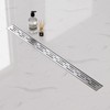 Neodrain 36 Inch Rectangular Linear Shower Drain with Brick Pattern