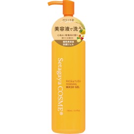 (Contains over 99% of Beauty Ingredients) Morning Cleansing Gel Facial Cleanser No Additives, Rice Bran Extract, Yuzu Ceramide, Setagaya Cosmetics, 6.7 fl oz (190 ml) (About 2 Months Supply) (Citrus