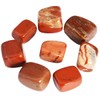 SUNYIK Tumbled Polished Stone,Smooth Rock Crystal for Tumbling,Cabbing,Red Jasper 1pound(About