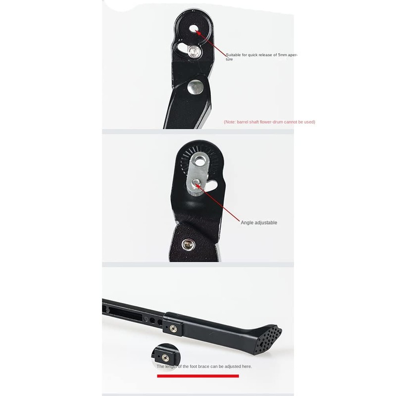 Carbon Fibre Quick Release Road Bicycle Side Kickstand Bicycle Accessories