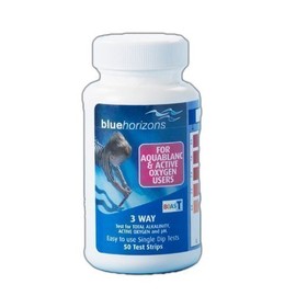 BlueHorizons Aquablanc 50 Test Strips Active Oxygen treatment Hot Tub Inflatable Spa Strip