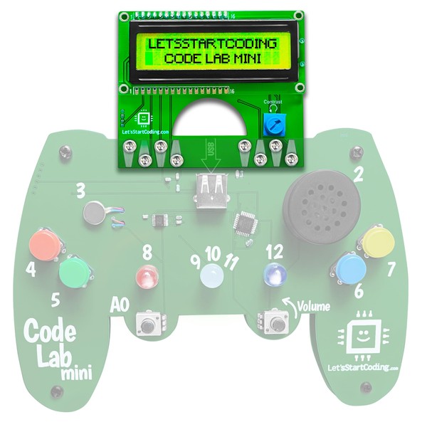Code Lab Mini LCD Screen Add-On: Bring Programmable Messages and