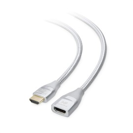 Cable Matters Cable de extensión HDMI Ultra HD 8K de 48 Gbps, 1 m (cable de extensión HDMI macho a hembra/cable extensor HDMI) con 8K a 120Hz, 4K a 240Hz y soporte HDR en gris