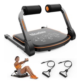 Niceday Ab Workout Equipment, Ab Machines for Stomach Workout, Ab Trainer Machine for Home, Ab Crunch Machine for Home Exercise, Sit Up Machine with Resistance Bands and 330 LBS Weight Capacity
