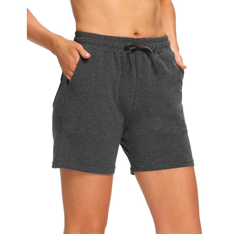 EZRUN Bermudas para Mujer, Pantalones Cortos de Verano con Bolsillos