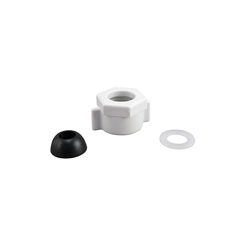 Keeney PP23549 Plumb Pak Plastic Ballcock Nut, 5/8" x 1/2"