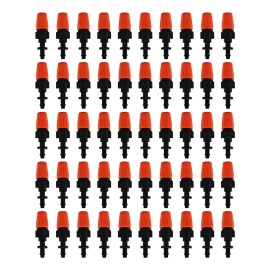 50 Boquillas Atomizadoras Ajustables Para Riego Goteo 1/4